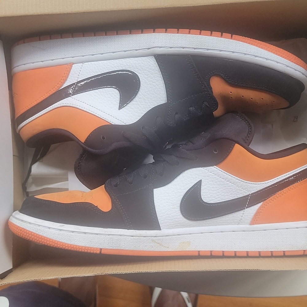 NIKE, SIZE 12, black/orange